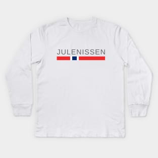 Julenissen | Santa Clause | Norway Kids Long Sleeve T-Shirt